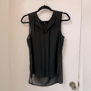Black sheer top